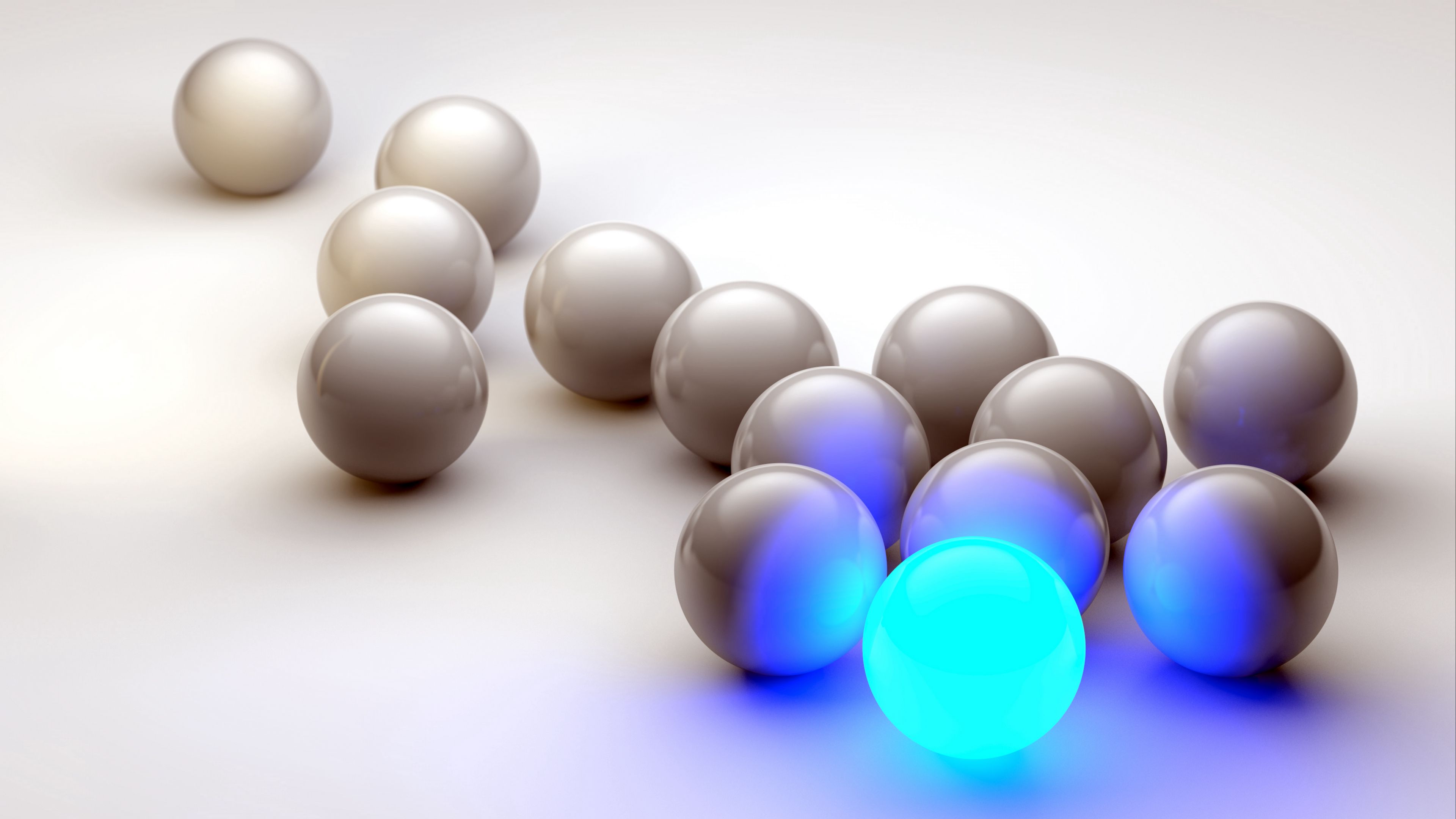 Balls neon glow Wallpaper