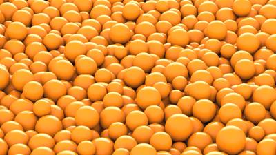 Balls orange bright wallpaper