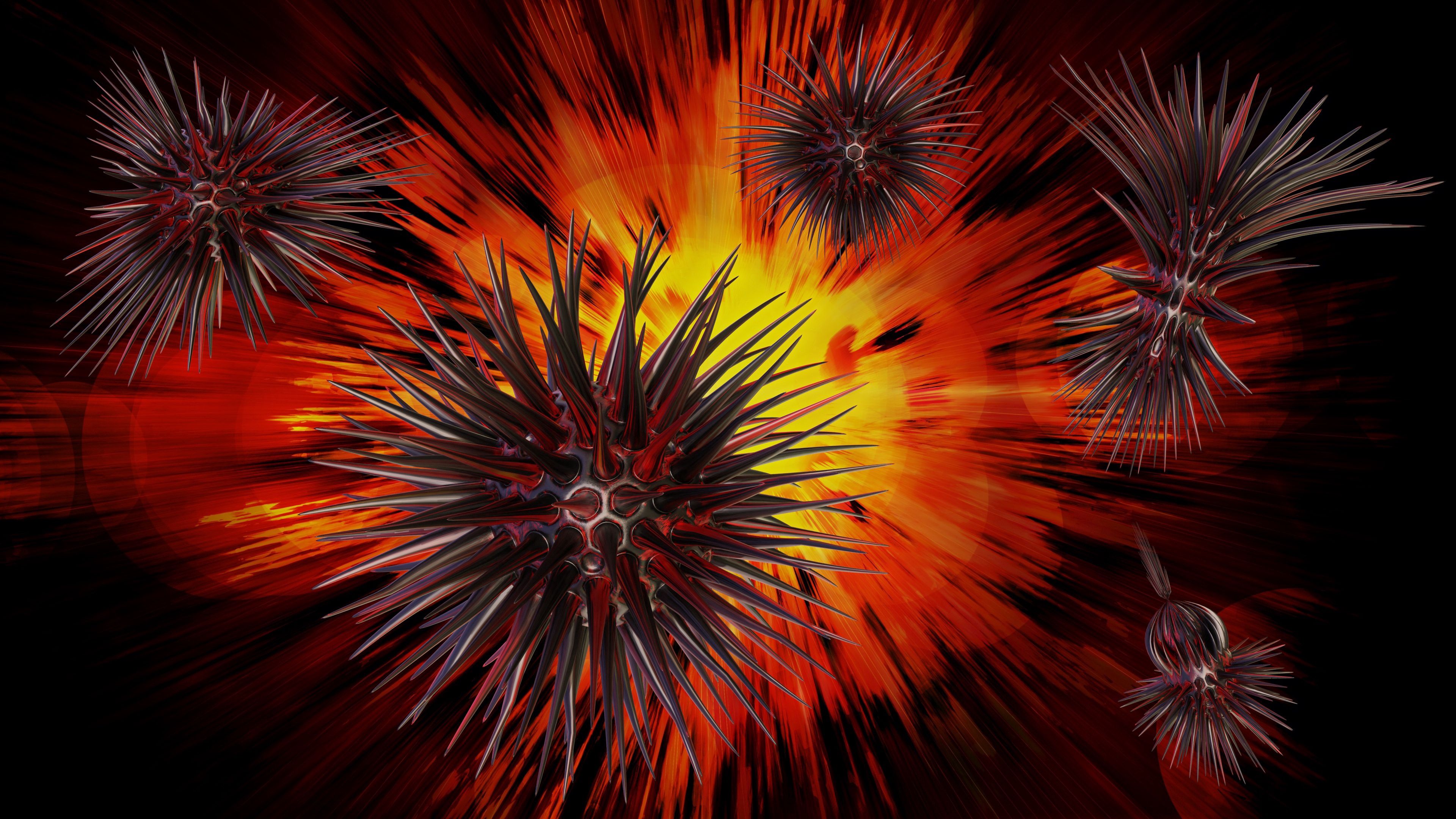 Balls thorns spines Wallpaper