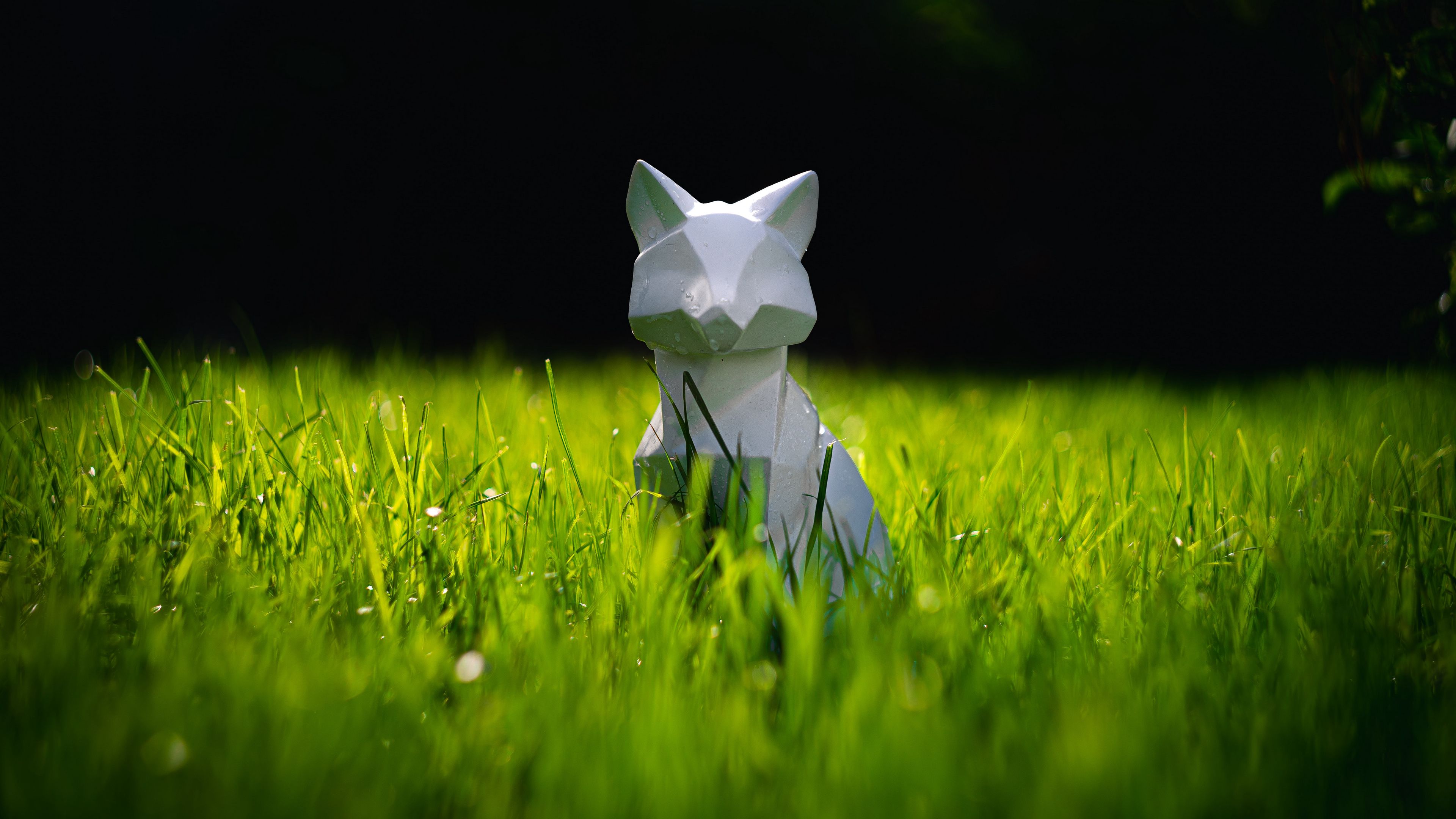 Cat figurine 3d Wallpaper