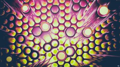 Circles shapes liquid wallpaper