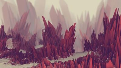 Crystals scratchy 3d wallpaper