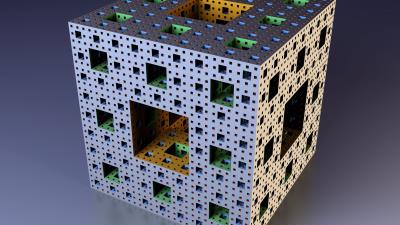 Cube fractal mandelbro wallpaper