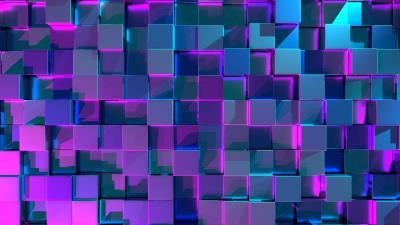 Cubes structure 3d wallpaper