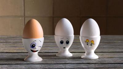Egg smile 3d wallpaper