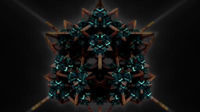 Figure structure tangled wallpaper