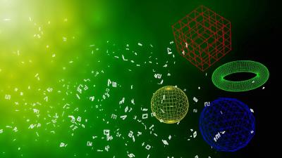 Geometric shapes shapes letters wallpaper