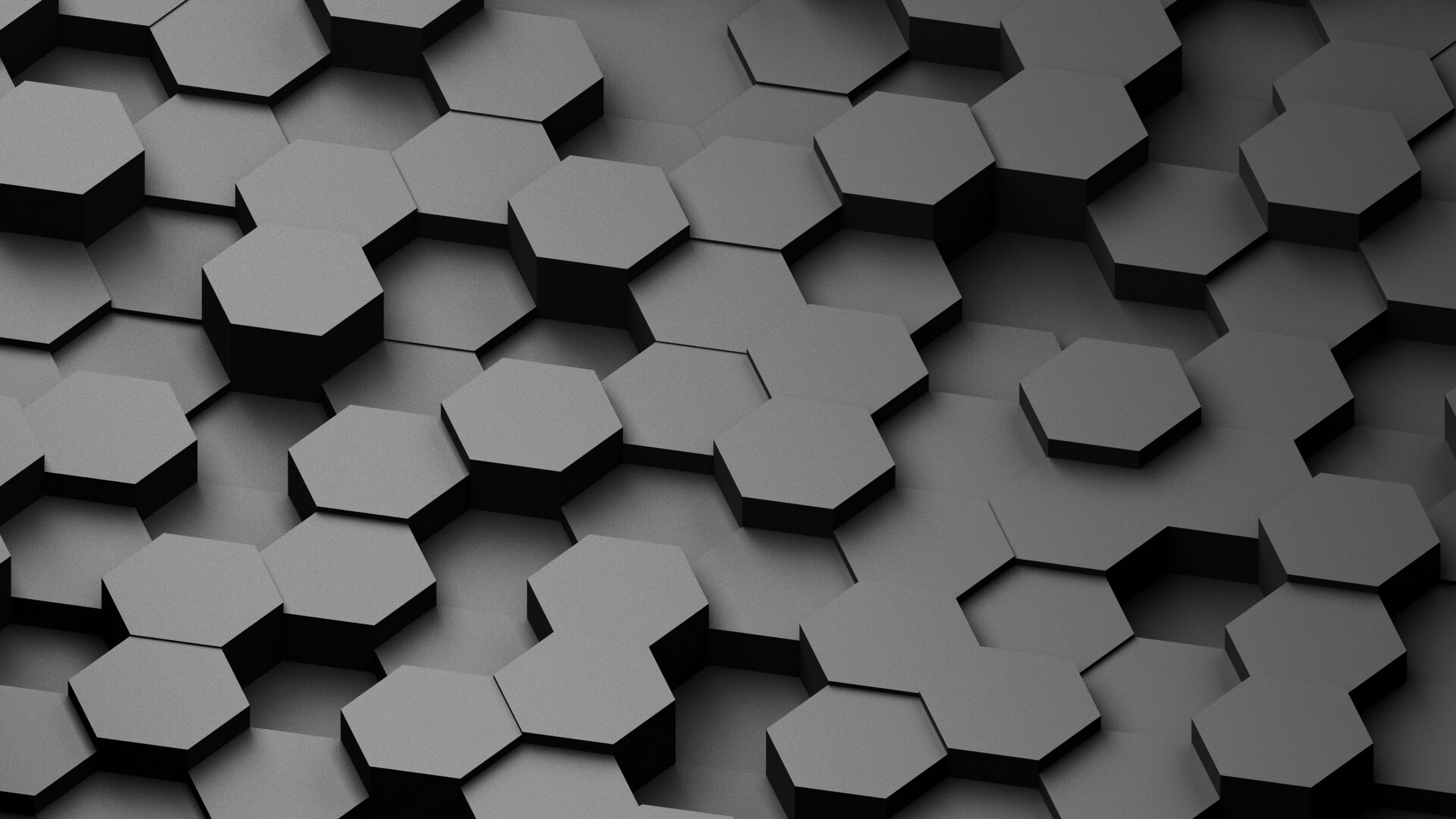 Honeycomb gray volume Wallpaper