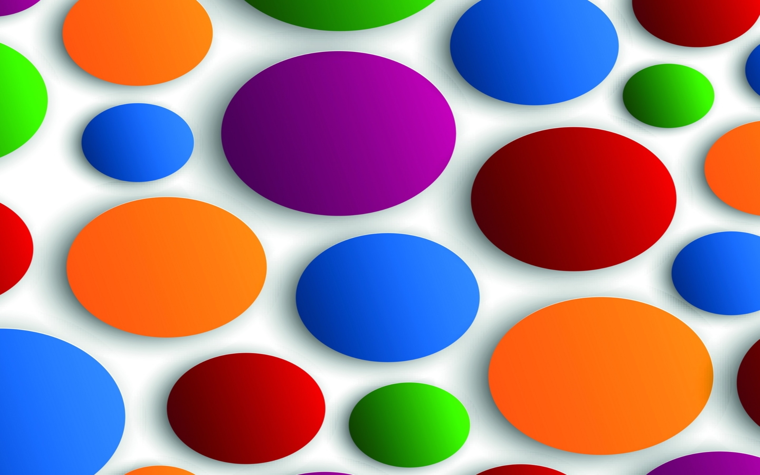 Colorful Circles Abstract Wallpaper 2k Wallpaper