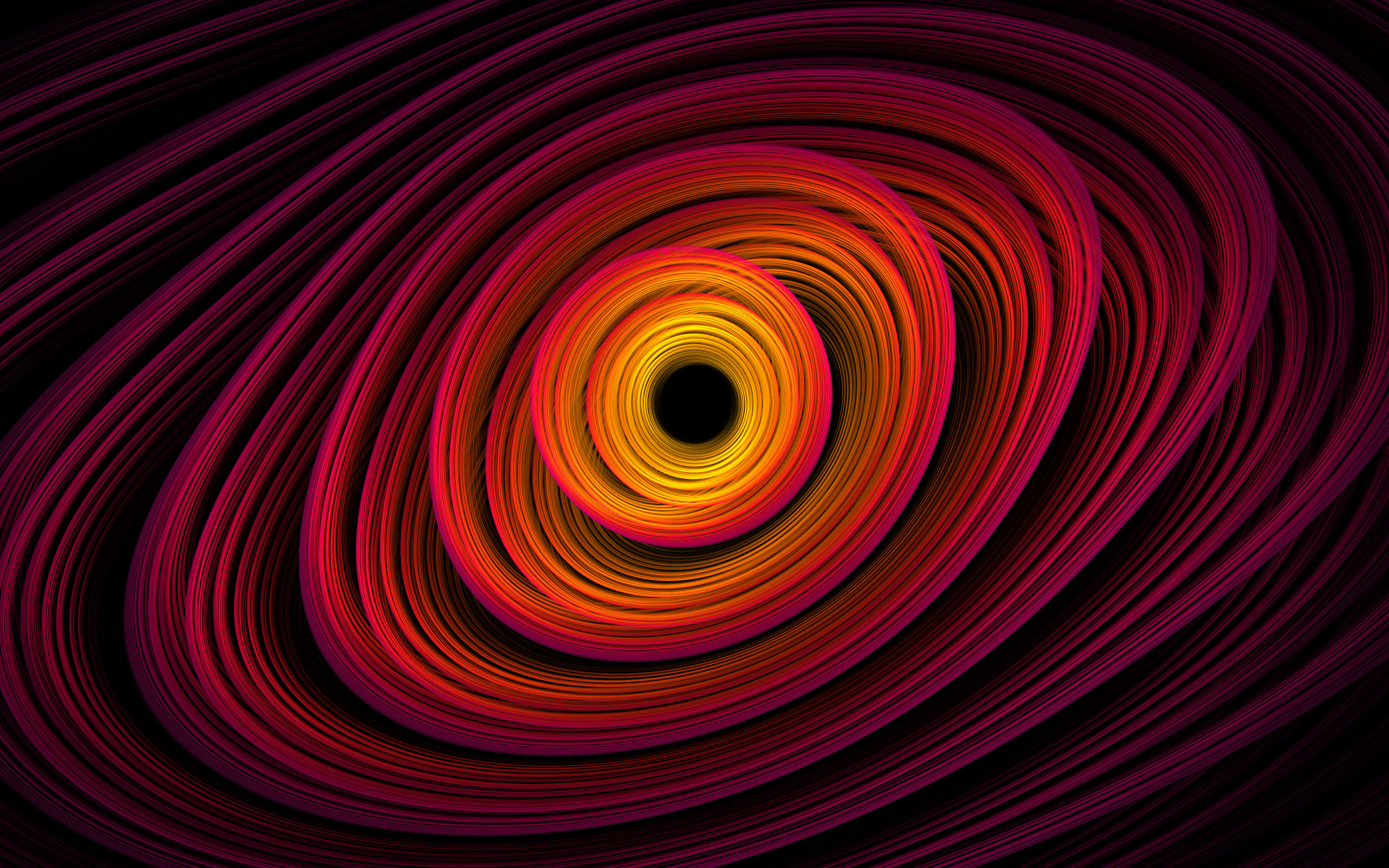 abstract circle fractal 4k vj 2560x1600 Wallpaper