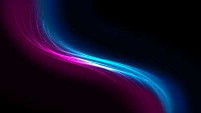 ciluet black pink and blue light abstract 2k wallpaper