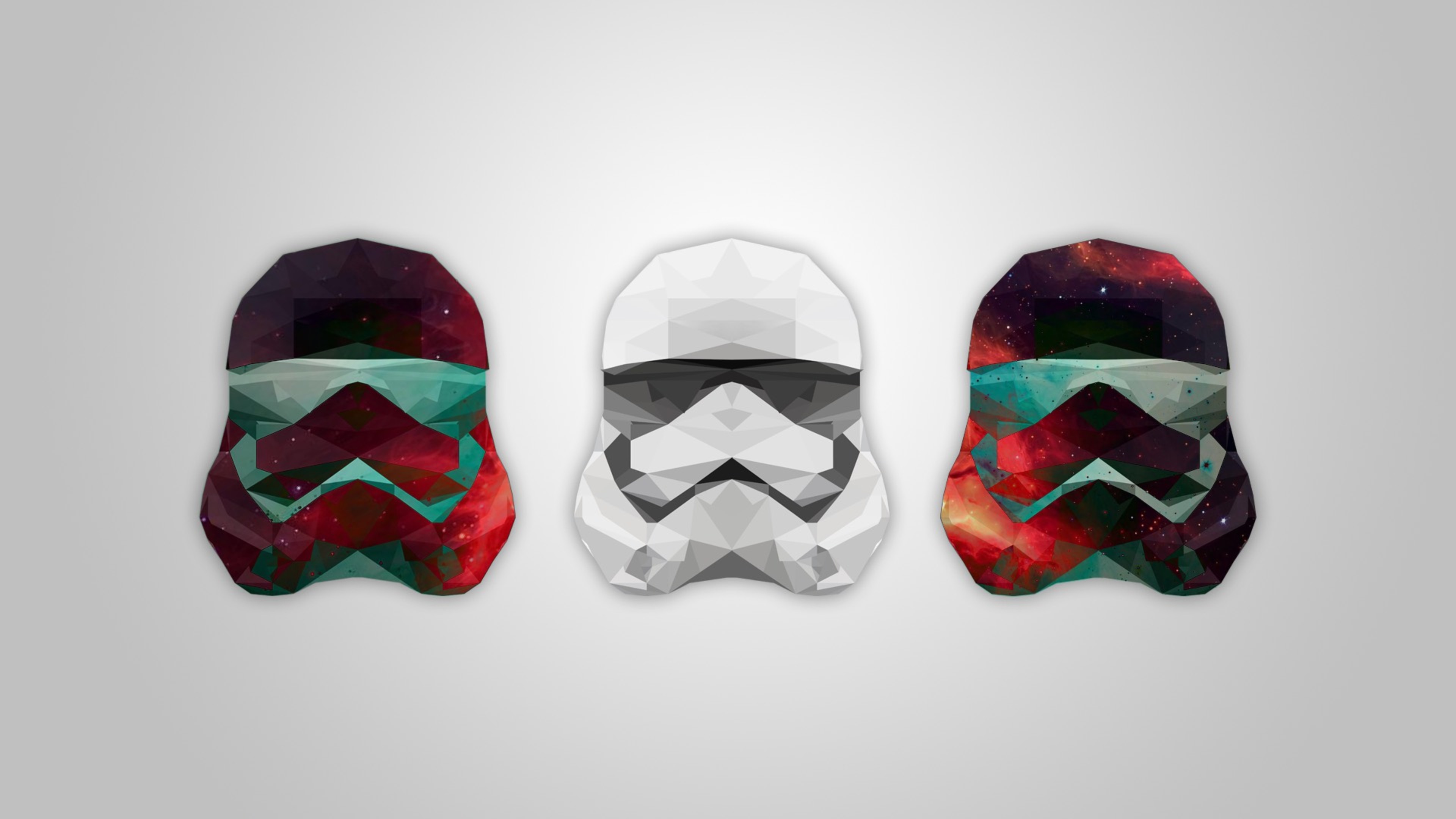 Abstract Artistic Helmet Stormtrooper Wallpaper