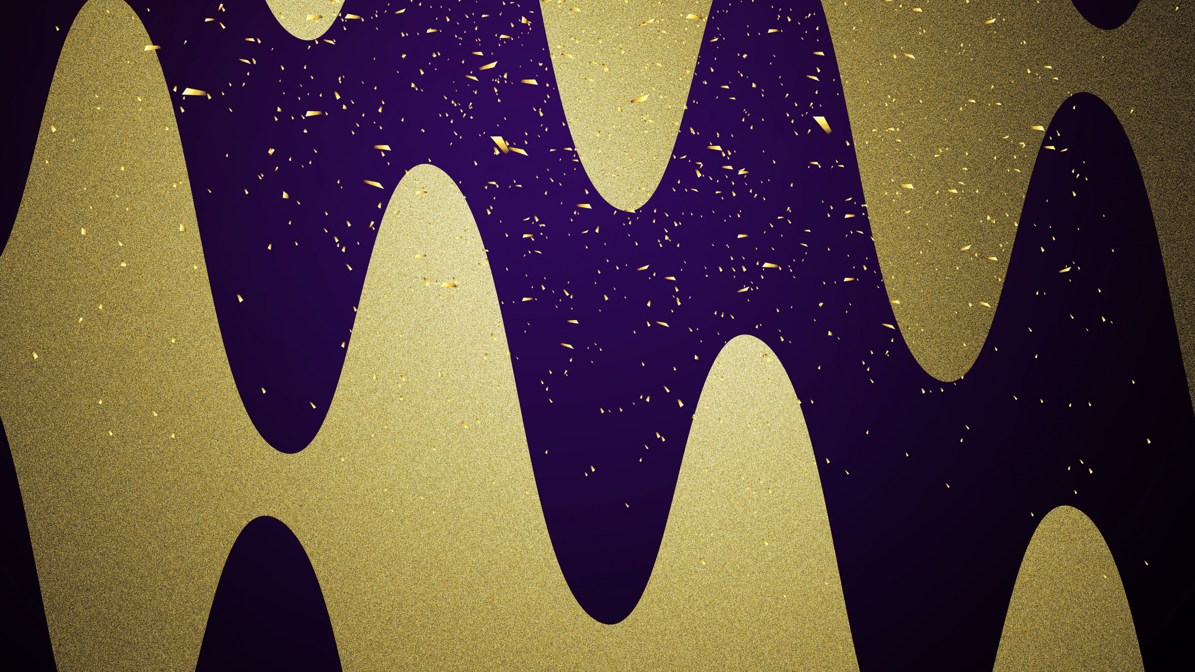 Abstraction blue background waves rain Wallpaper