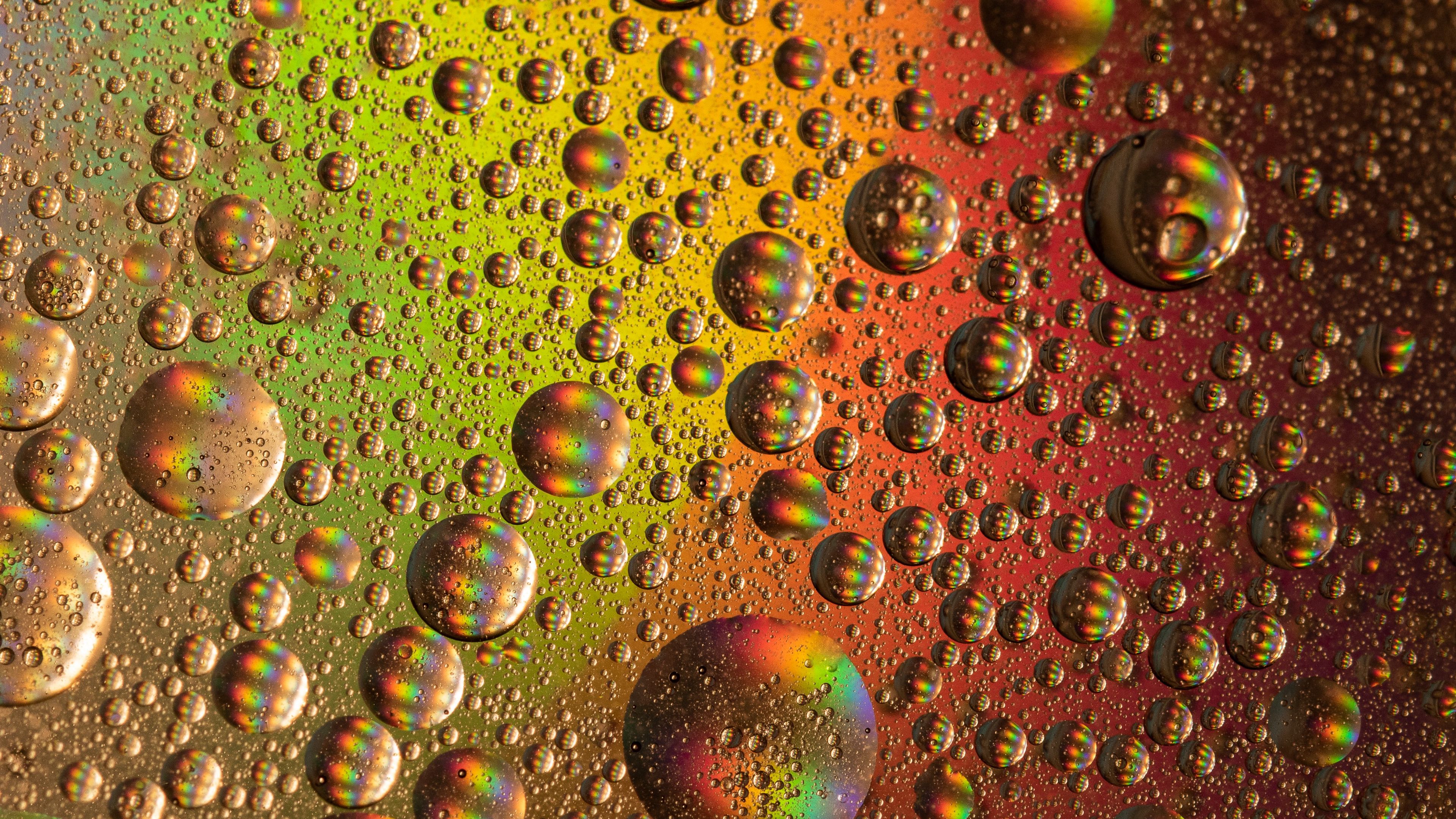 Abstraction drops bubbles Wallpaper