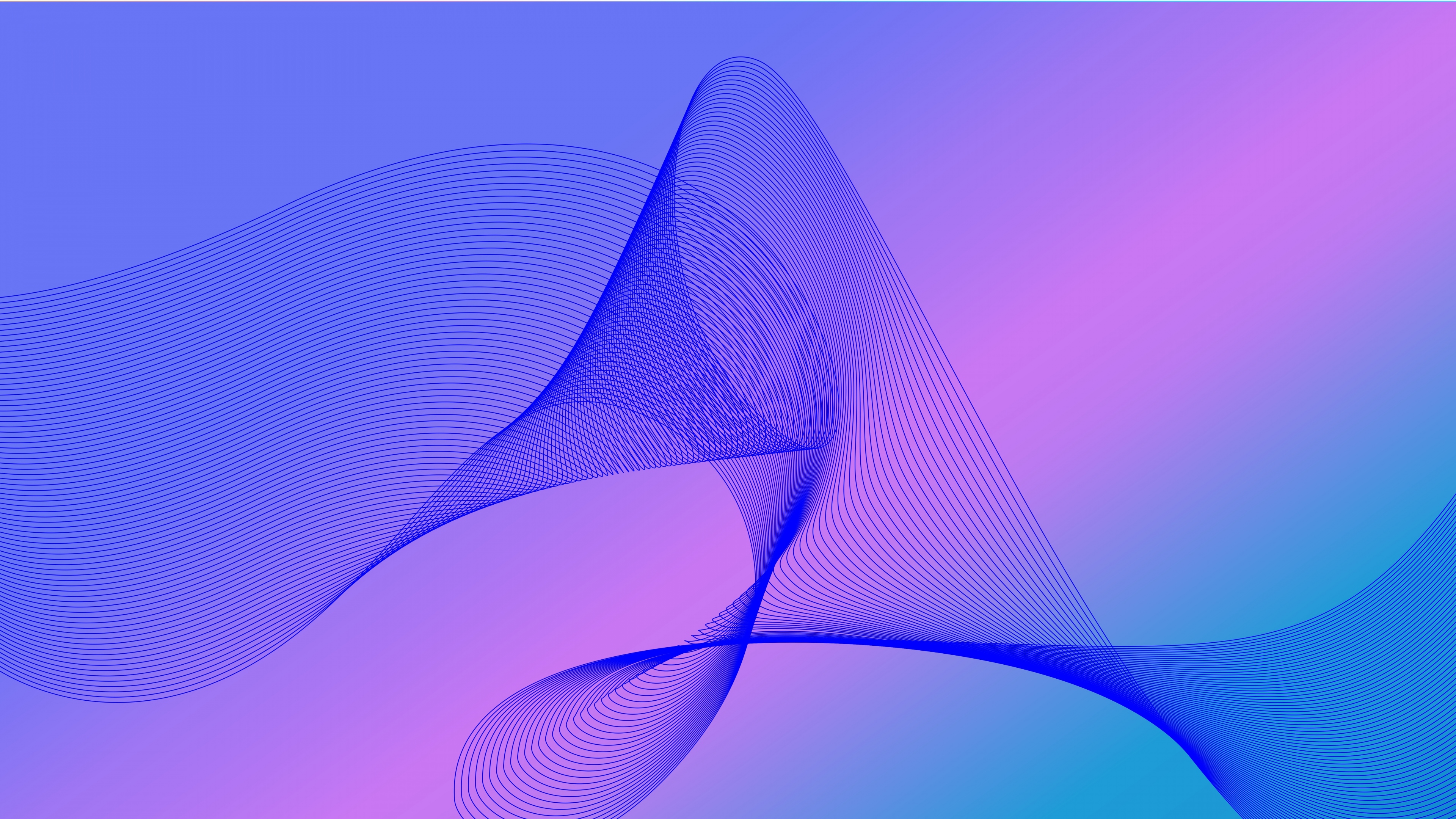 Abstraction line wavy Wallpaper