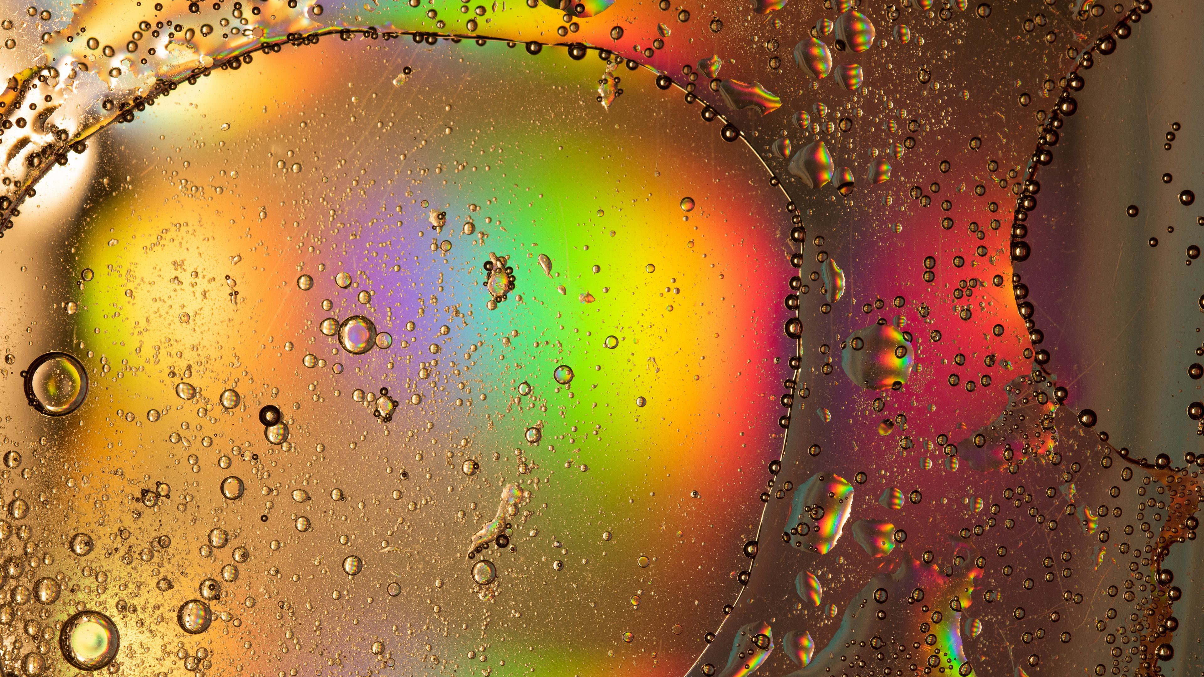 Abstraction macro bubbles Wallpaper