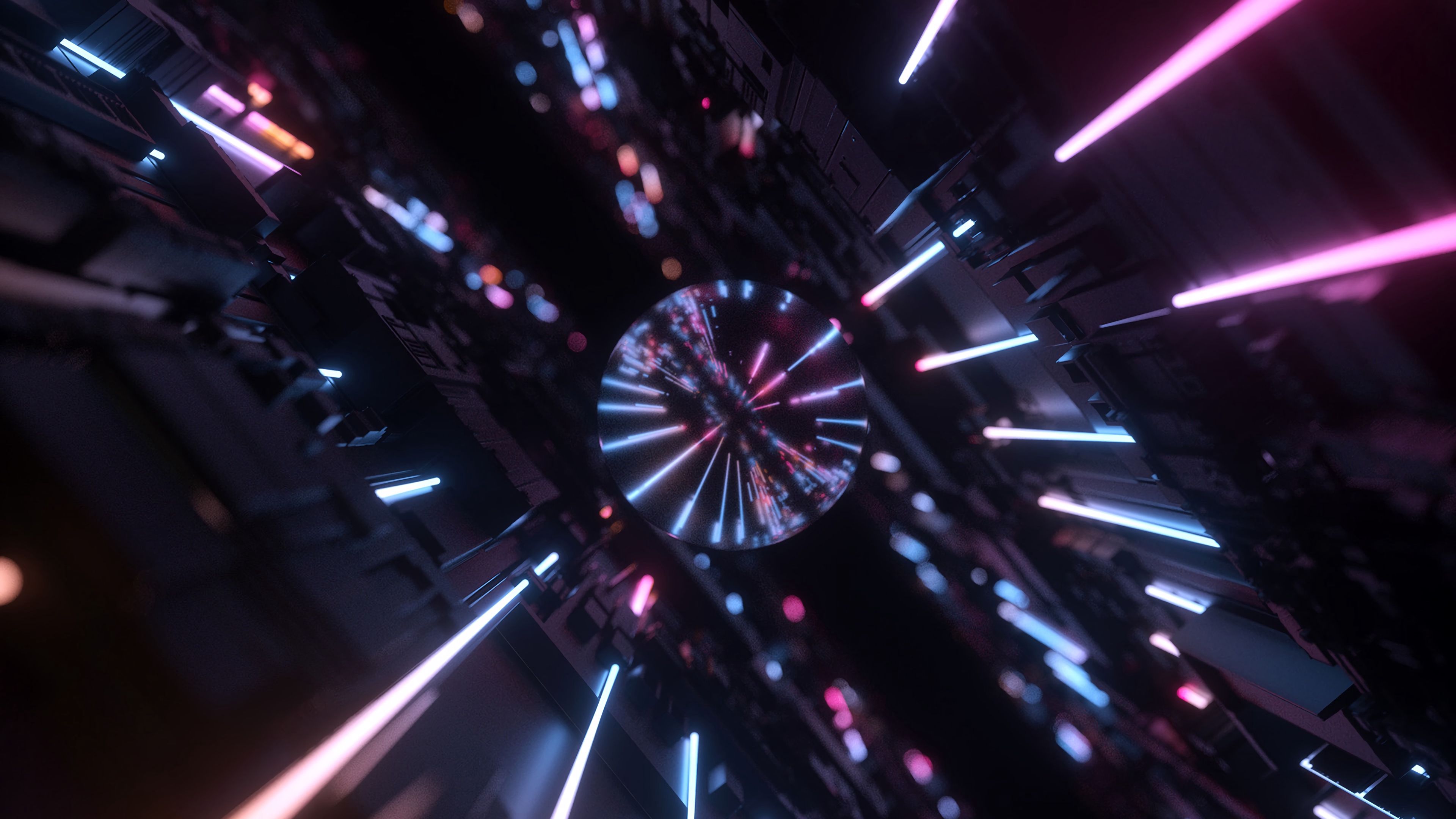 Ball neon glow Wallpaper