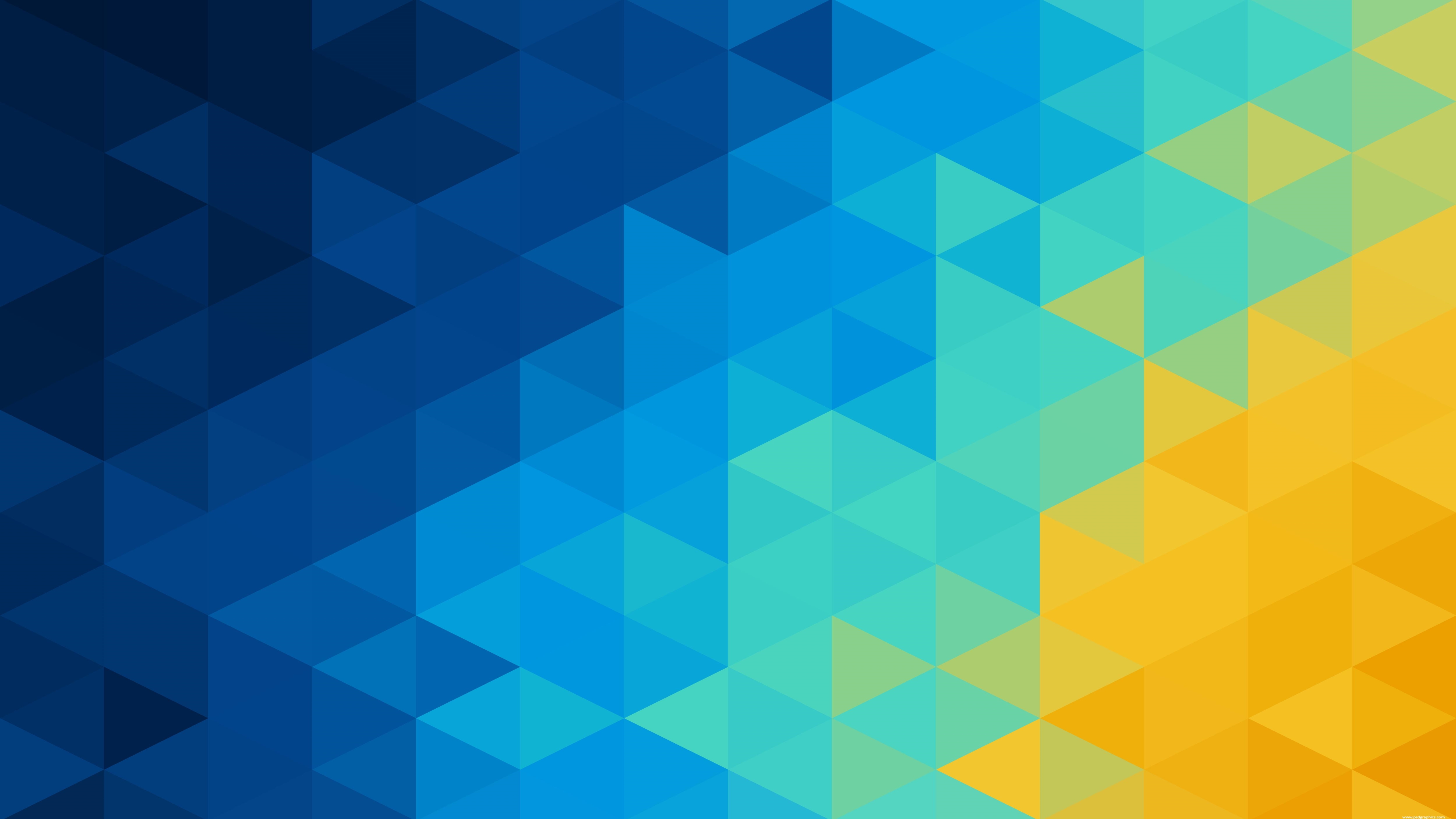 Abstract blue yellow 5k Wallpaper