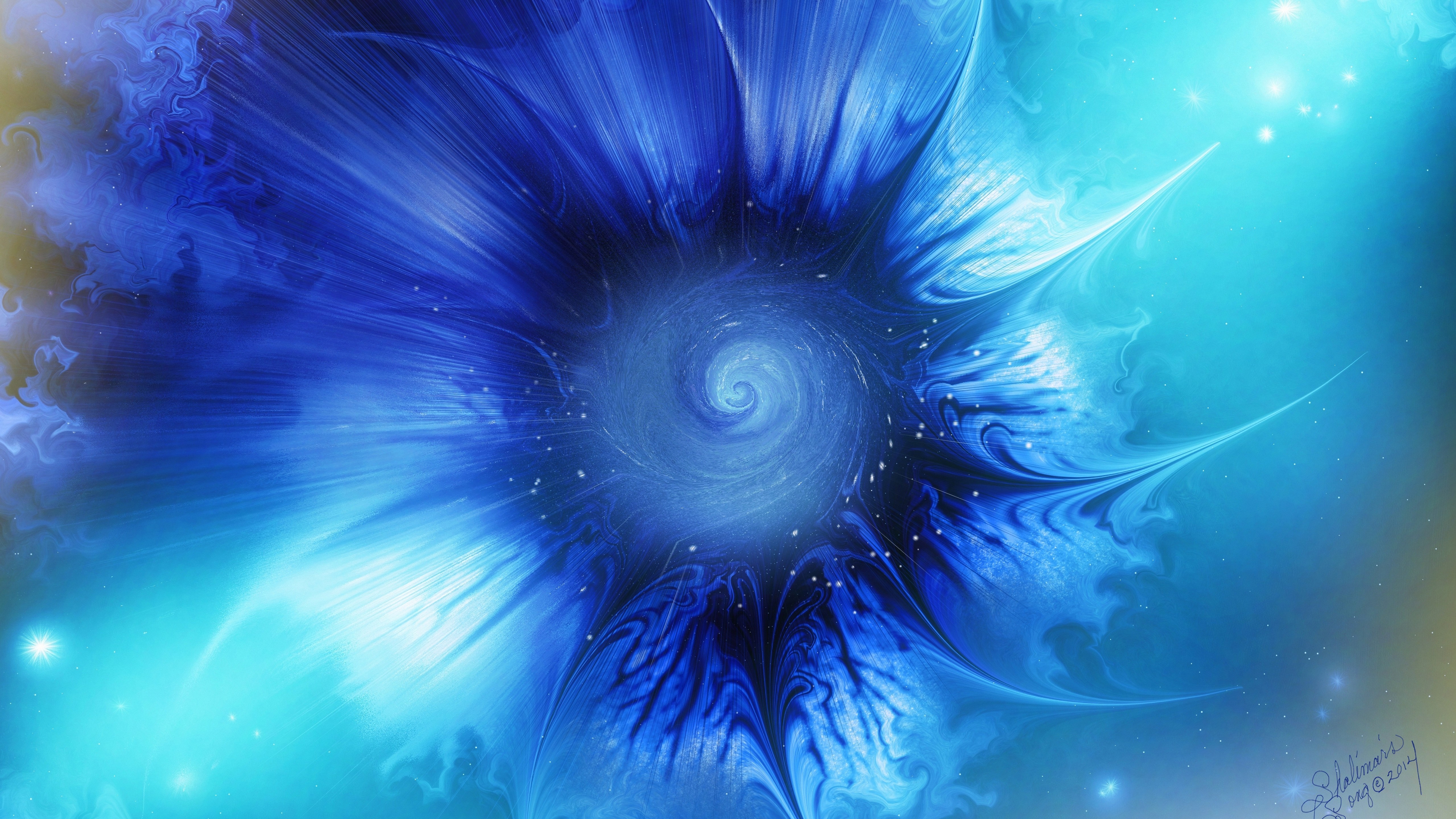 Abstract swirl 5k Wallpaper