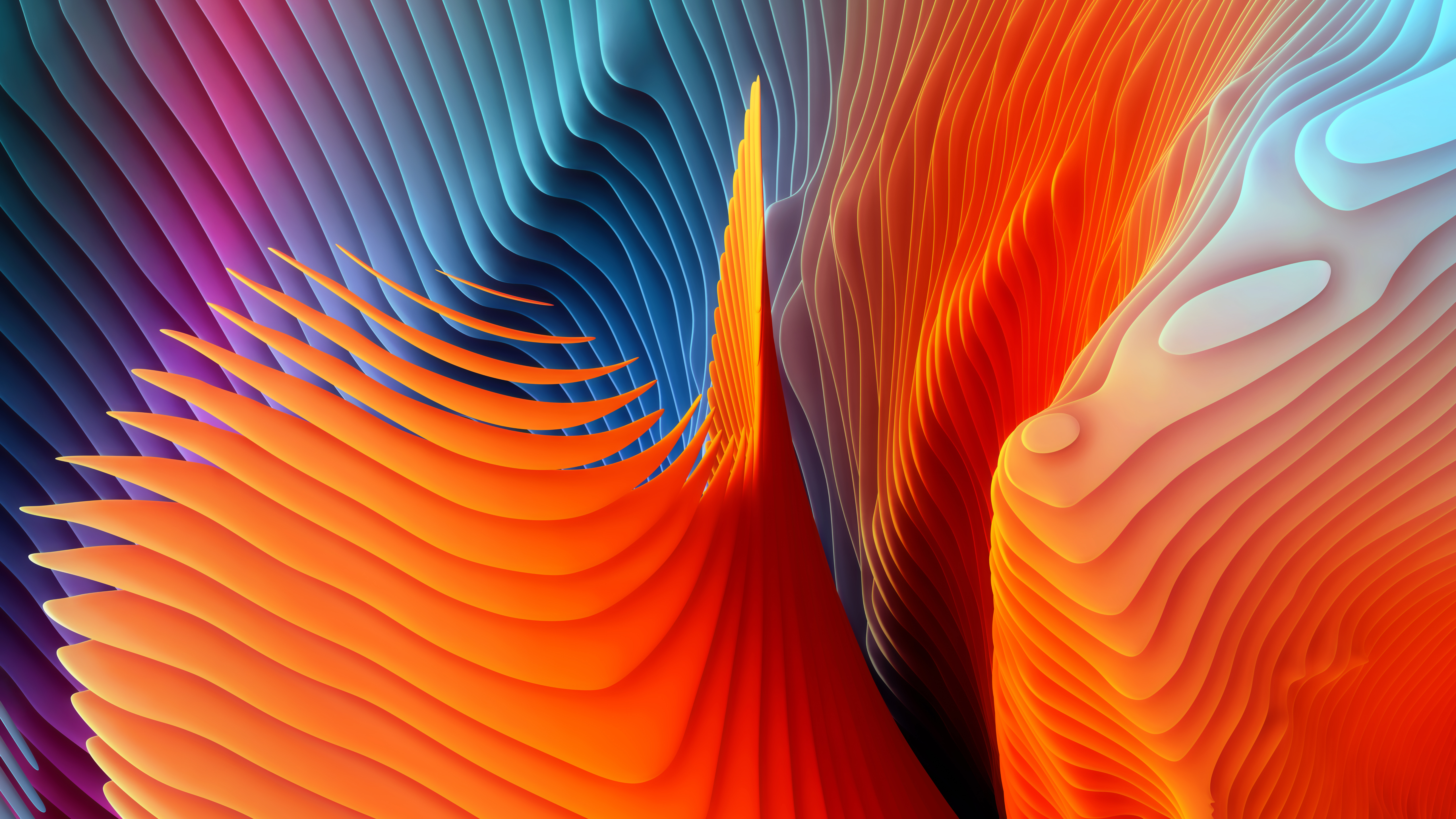 Mac os sierra abstract shapes 5k Wallpaper