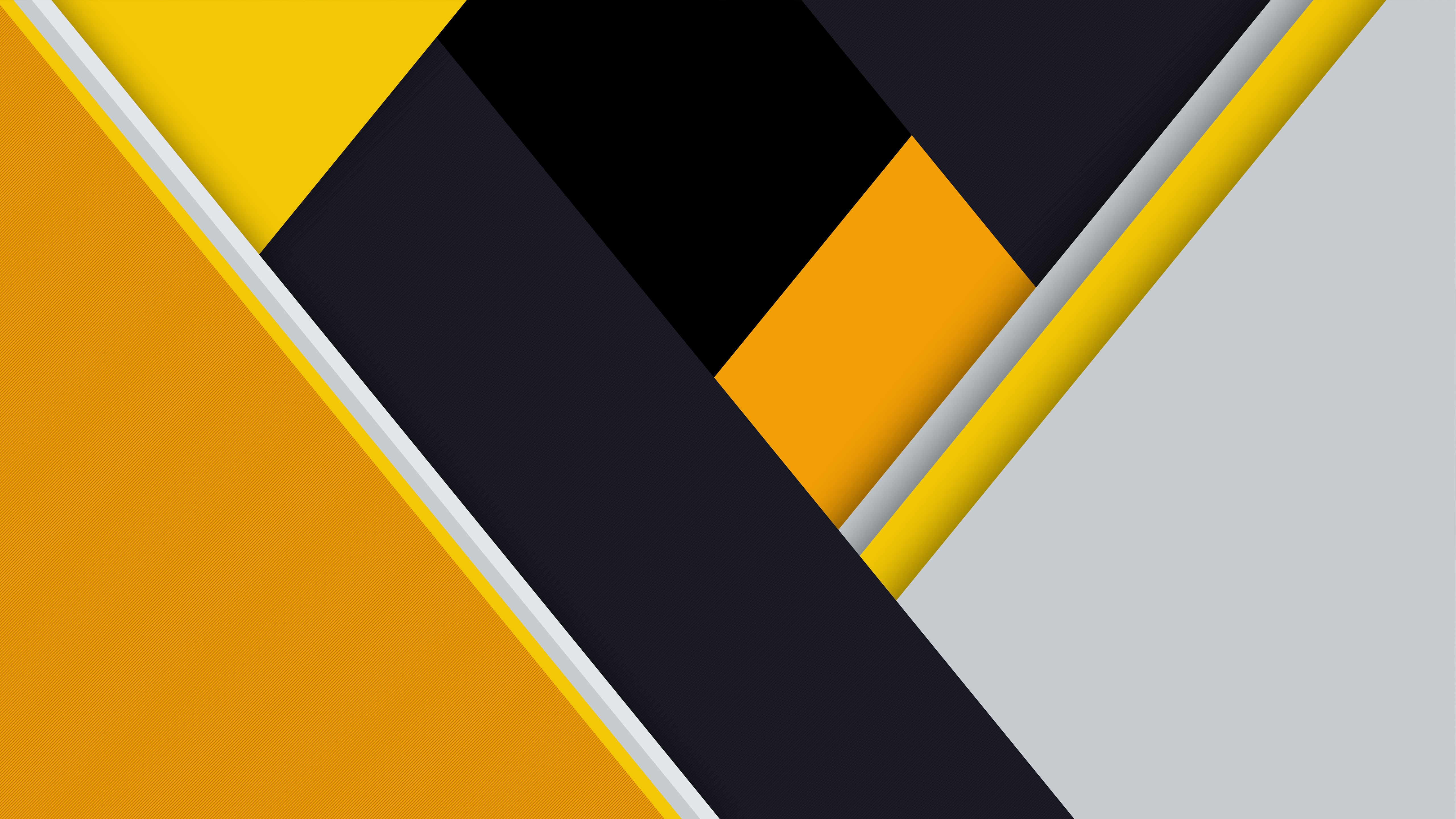 Yellow material design abstract 8k 8u 5120x2880 Wallpaper