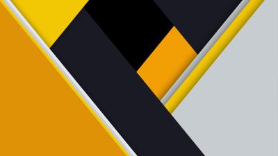 Yellow material design abstract 8k 8u 5120x2880 wallpaper