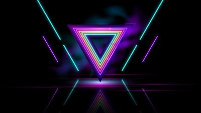 Abstract Triangle 3D wallpaper