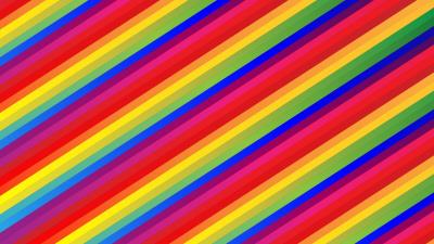 Diagonal Rainbow Stripes HD wallpaper
