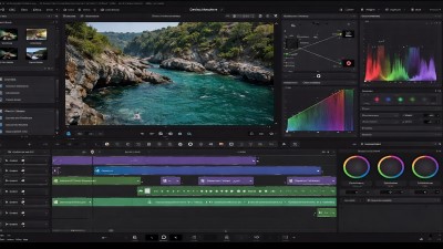 DaVinci Resolve AI video editor interface
