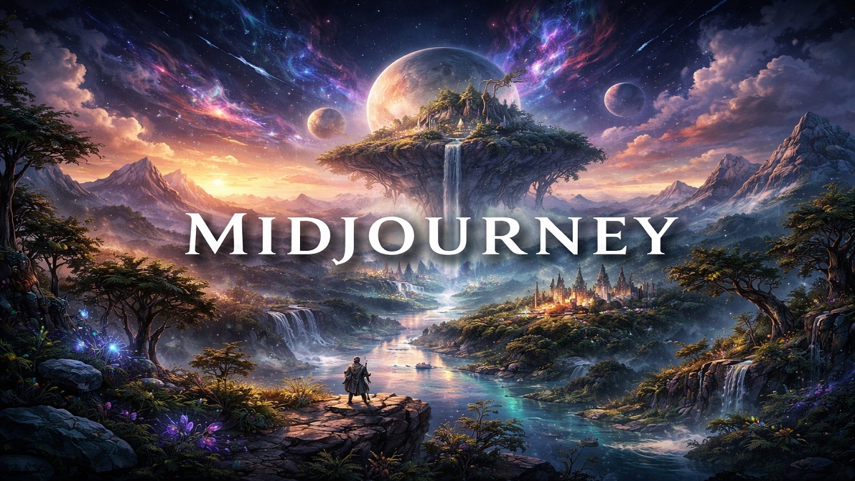 Midjourney AI image generator interface creating artwork