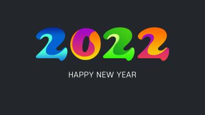 2022 New Year Happy New Year wallpaper