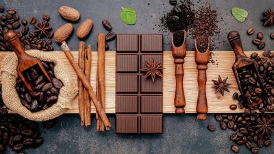 Beans Brown Chocolate wallpaper