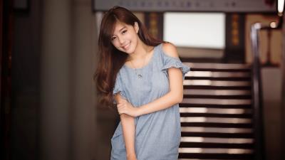 Beauty Smile Female Asian wallpaper