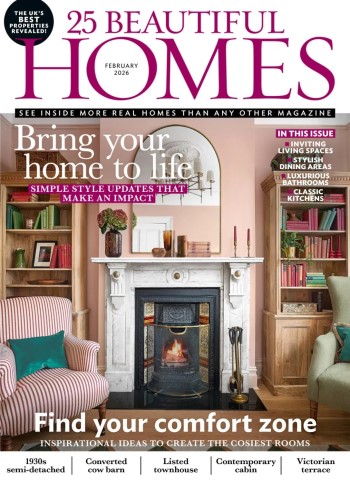 25 Beautiful Homes - February 2026 cover