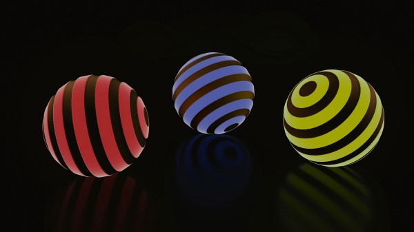 Balls Ball Stripes Wallpaper