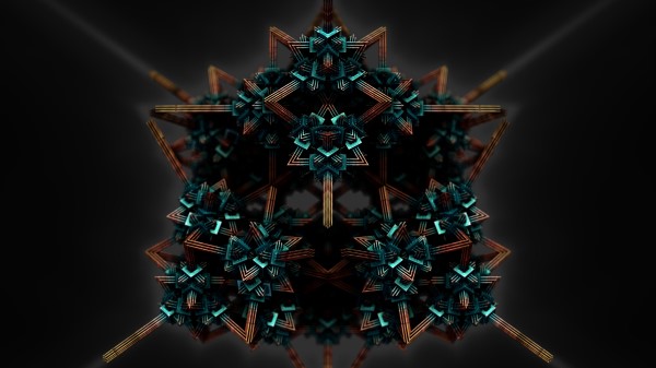 Figure Structure Tangled Wallpaper