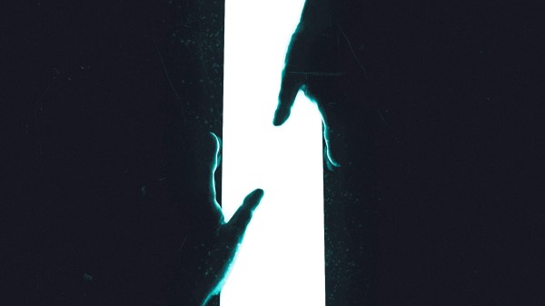 Hands Touch Light wallpaper