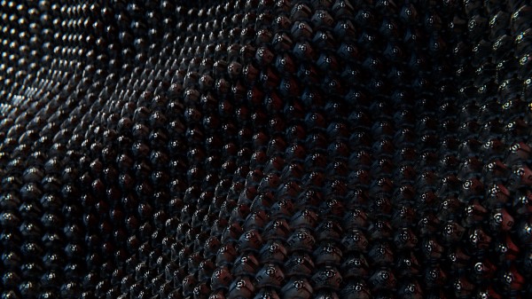 Structure Relief Wavy wallpaper