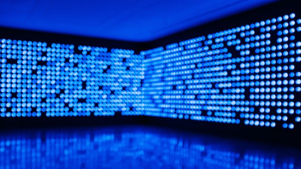 Dots Glare Blue Wallpaper