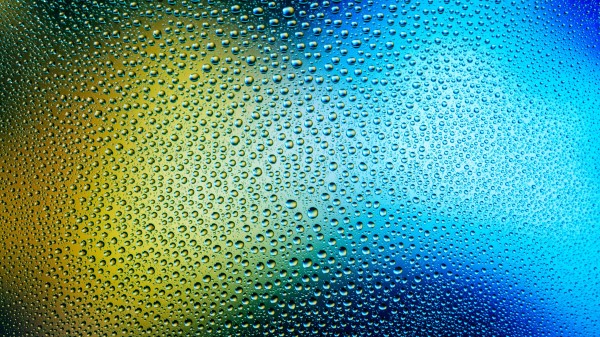 Drops Water Gradient Wallpaper