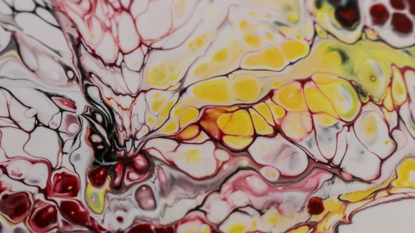 Fluid Paint Stains Image Wallpaper