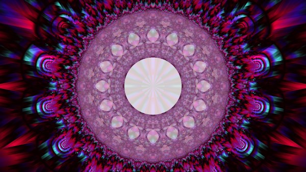 Fractal Circle Pattern Pic Wallpaper