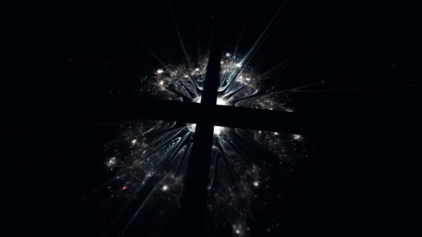 Fractal Dark Lines Wallpaper