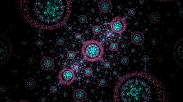 Fractal Pattern Circles Wallpaper