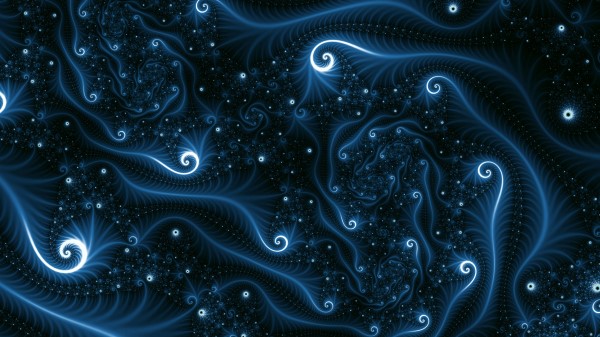 Fractal Tangled Swirling Wallpaper