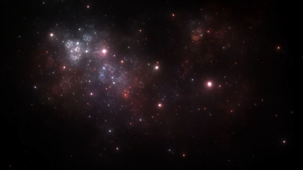 Glare Dots Nebula Wallpaper