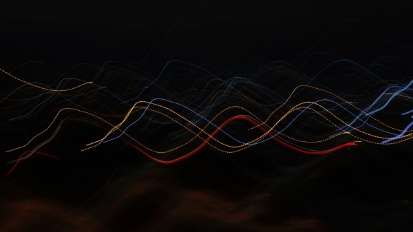 Lines Intermittent Wavy Wallpaper