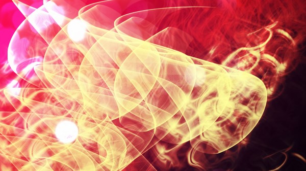 Lines Wavy Red Brigh Wallpaper