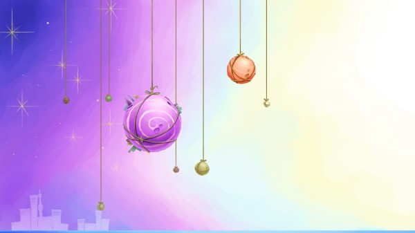 New Year Abstract Sea Toys wallpaper