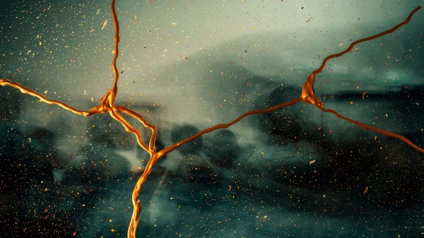 Paint Splashes Blur Image wallpaper